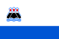 Bandeira do Óblast de Kamtchatka.