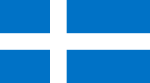 Flagga för Pärnu i Estland