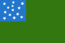 The flag of the Green Mountain Boys
