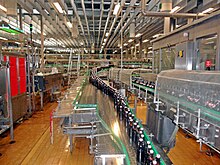 Bottling plant for swing-top bottles in the Flensburger Brauerei Flens Flaschenbefullung.jpg