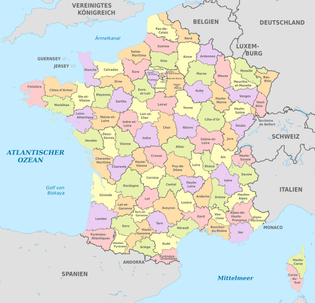 File:France, administrative divisions - de (departments) - colored.svg