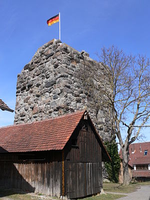 Tower stump in Fronhofen