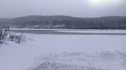 Miniatuur voor Bestand:Frozen lake in Canada.jpg