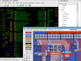 gEDA electronic design automation software