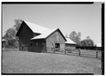 GENERAL VIEW FROM SOUTHEAST - Bracketts Farm, Horse Barn, Routes 638 and 640 vicinity, Trevilians, Louisa County, VA HABS VA,55-TREV.V,1H-5.tif