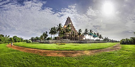 A distant view of temple