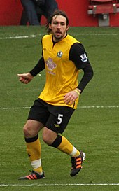 Givet playing for Blackburn Rovers in 2012