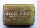 "Gall soap" containing bile, used for spot removal