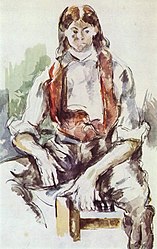 Paul Cézanne: Le Garçon au gilet rouge (Boy in a Red Waistcoat)