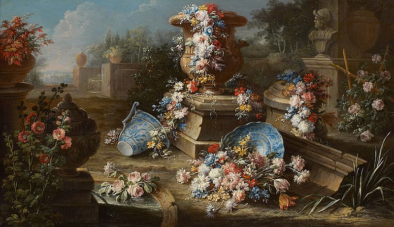 File:Gaspare Lopez, gen. Lopez dei Fiori - Blumen mit Parklandschaft - GG 1662 - Kunsthistorisches Museum.jpg