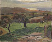 Landskap från Bretagne[注釈 3], ポール・ゴーギャン (1848-1903)