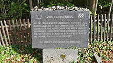 Memorial plaque, Kastellaun Jewish cemetery.jpg