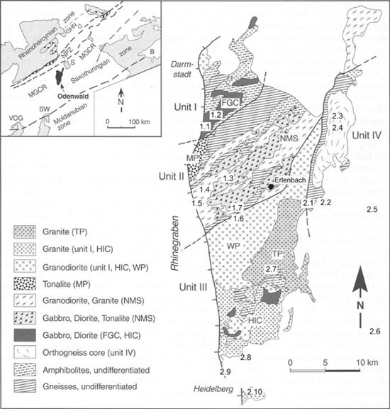 Granite-Gneiss-Odenwald (Altherr, 1999)