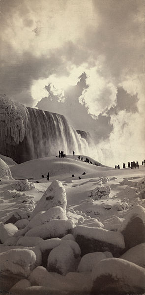 File:George Barker, People on snow, American Falls ppmsca.11768.jpg