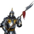 Halberdier knight