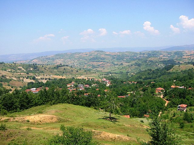 A aldeia de Hayriye, no distrito de İnegöl