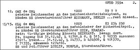 The Hofle Telegram, which was an intercepted SS Enigma message, records the total number of people sent to KL Lublin/Majdanek, Belzec, Sobibor and Treblinka as 1,274,166 in 1942. Hoefletelegram.jpg