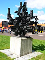 Bewogen scherm (1968), Gorecht Oost in Hoogezand-Sappemeer.