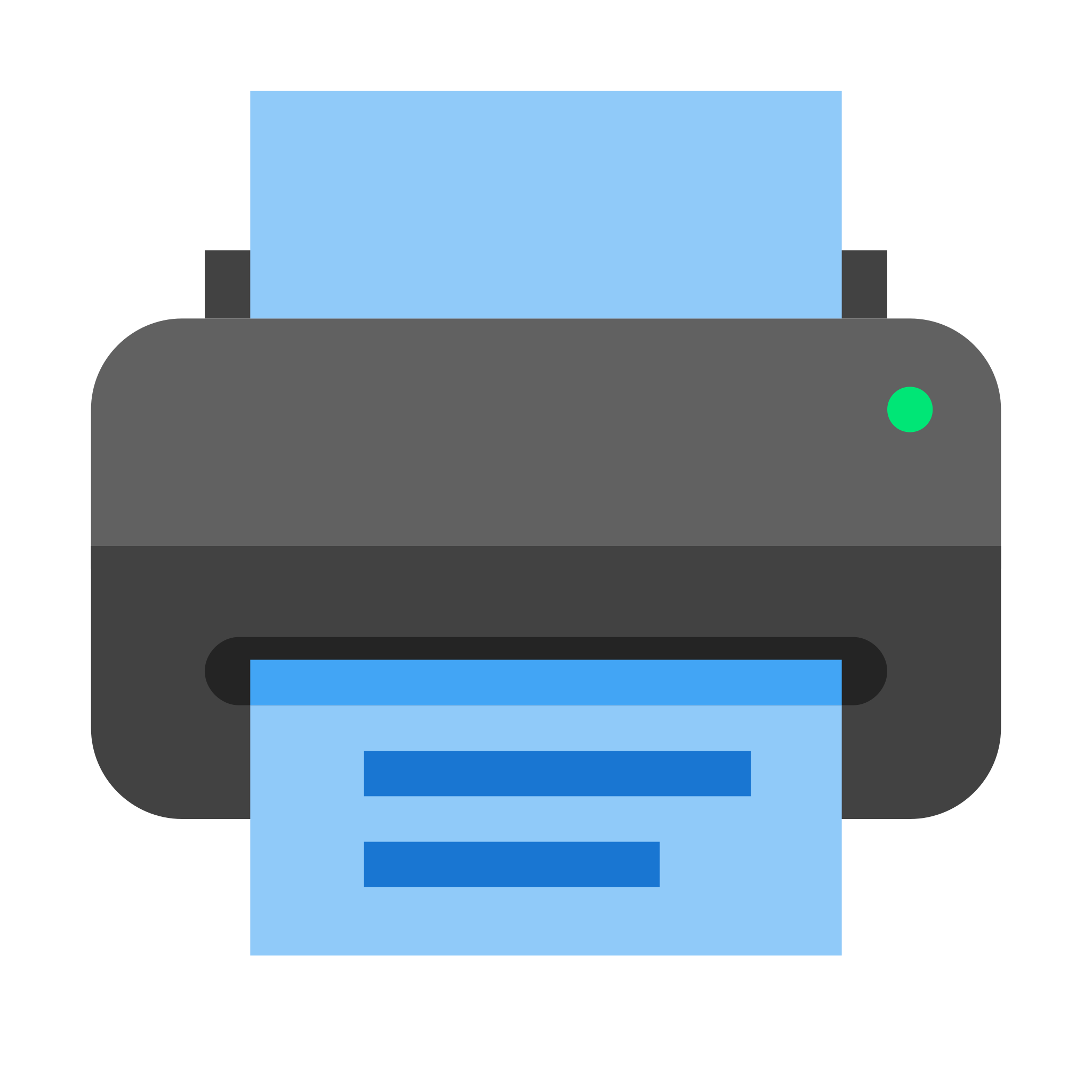 printer icon flat