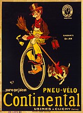 Рекламный постер Continental (около 1900 г.)