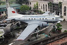 Ilyushin Il-14 on display at Vietnam Military History Museum