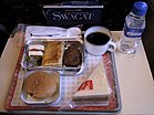 Frohe Weihnachten: In flight Snack der Indian Airlines