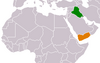 Location map for Iraq and Yemen.