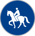 osmwiki:File:Italian traffic signs - percorso riservato ai quadrupedi.svg