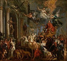 Jacob Jordaens, Bozzetto per il Trionfo di Federico Enrico d'Orange, 1651 circa, Anversa, Koninklijk Museum voor Schone Kunsten