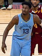 Jaren Jackson Jr. was selected 4th overall by the Memphis Grizzlies. Jaren Jackson (51814052094) (cropped).jpg