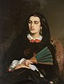 Jean-François Portaels - Milanese lady with a fan, 1857.Jpeg