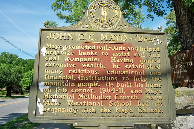 File:John C.C. Mayo historical marker.jpg