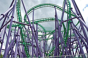 The Joker's Jinx at Six Flags America, Largo, ...