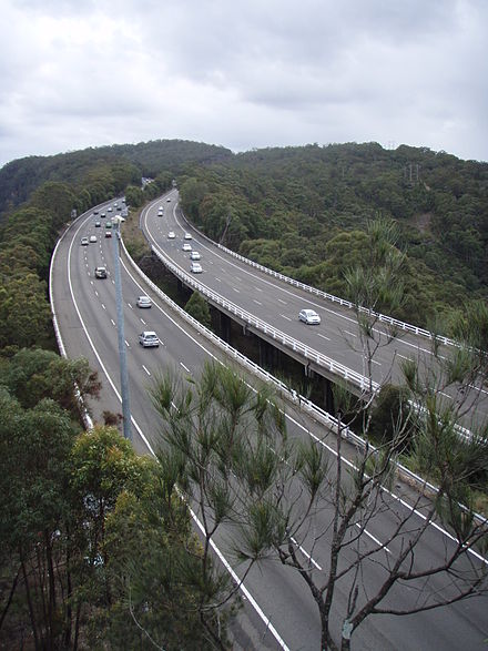 M1 Pacific Motorway, north of Sydney