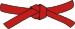 Judo red belt.svg