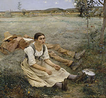 Ceifa (1877), de Jules Bastien-Lepage, no Museu de Orsay, em Paris