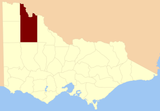 County of Karkarooc Cadastral in Victoria, Australia