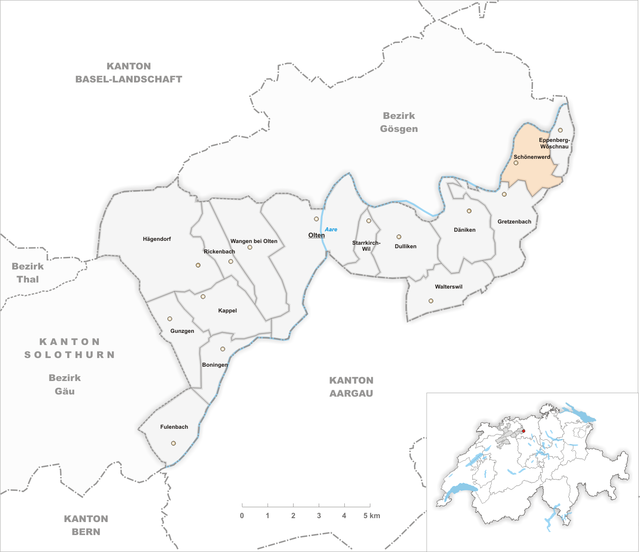 Schönenwerd - Localizazion