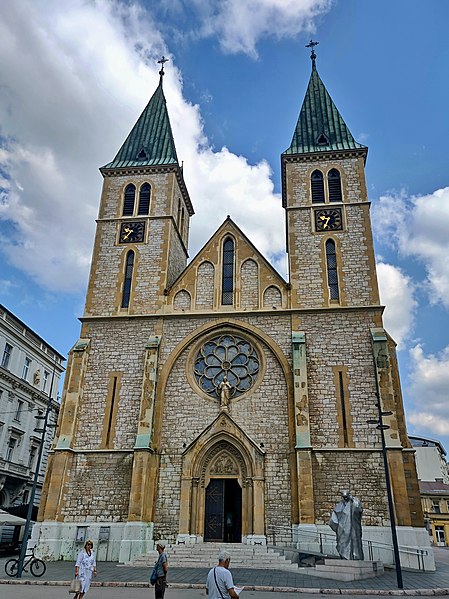 Image: Katedrála srdce Ježíšova v Sarajevu