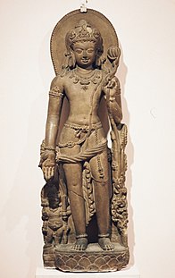 Statujë e Avalokiteshvara-s e gjetur në Nalanda.