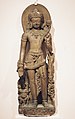A stone statue of the Khasarpana Lokeshvara form of Avalokisteshvara from 9th-century Nalanda