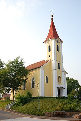 Kerk van Mettersdorf am Saßbach