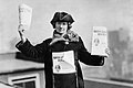 Kitty Marion with copies of the Birth Control Review in 1915.jpg