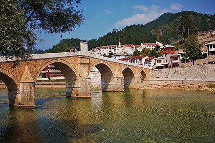 Stari Most bridge over the Neretva