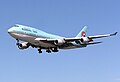 Boeing 747-400 de Korean Air atterrissant à Heathrow