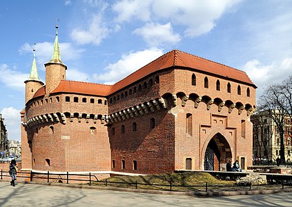 Barbakan in Kraków, Poland