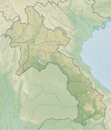 Map showing the location of Tham Pha Ka