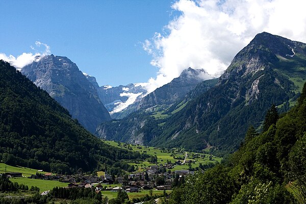 Linthal and Glarus Alps