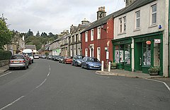 Gatetog i West Linton