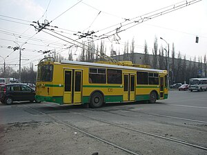 Trolejbusa un tramvaja krusteņi Krievijā